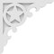 Ekena Millwork Austin Architectural Grade PVC Corbel, 1 7/8"W X 22"D X 22"H CORP01X22X22AU - alternate 4